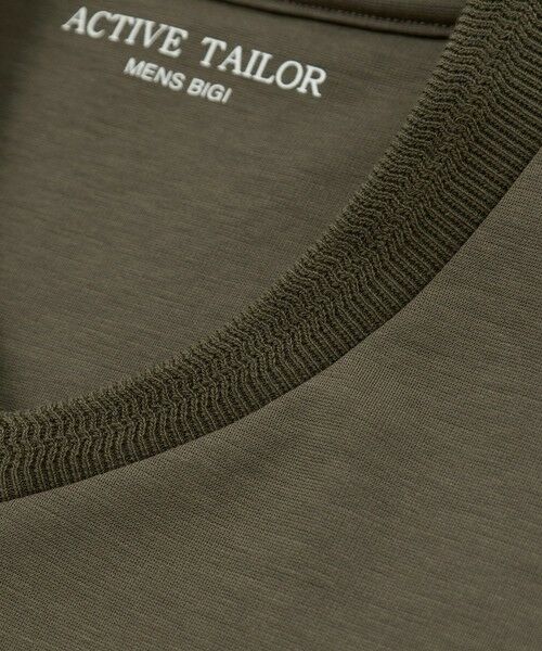 MEN'S BIGI / メンズビギ Tシャツ | 【ACTIVE TAILOR/アクティブテイラー】シルケットスムースクルーネックTシャツ＜接触冷感 / UVカット＞ | 詳細20