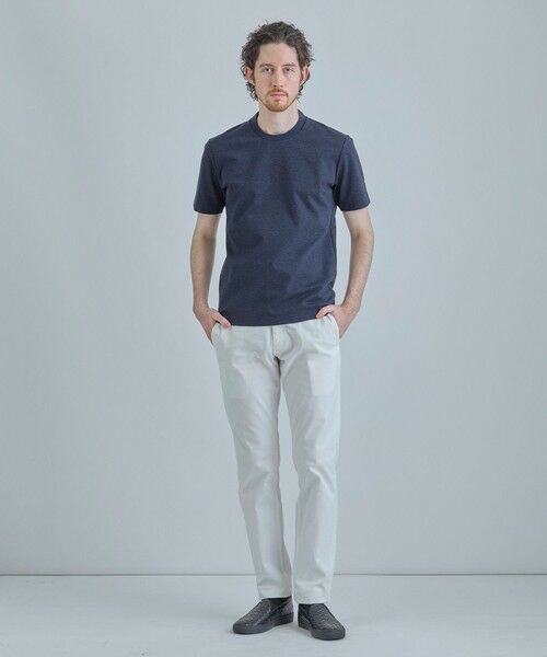 MEN'S BIGI / メンズビギ Tシャツ | 【ACTIVE TAILOR/アクティブテイラー】シルケットスムースクルーネックTシャツ＜接触冷感 / UVカット＞ | 詳細27