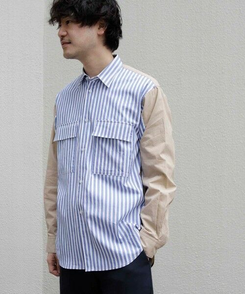 MEN'S BIGI / メンズビギ シャツ・ブラウス | 切り替えCPOシャツ | 詳細13