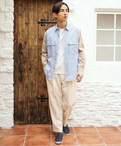 MEN'S BIGI / メンズビギ シャツ・ブラウス | 切り替えCPOシャツ | 詳細14