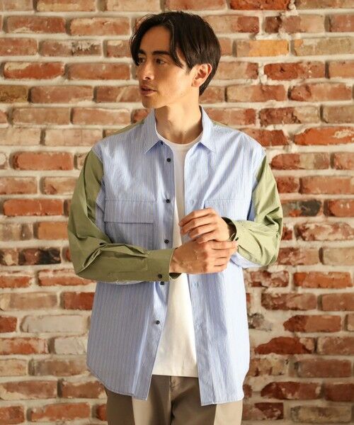 MEN'S BIGI / メンズビギ シャツ・ブラウス | 切り替えCPOシャツ | 詳細21