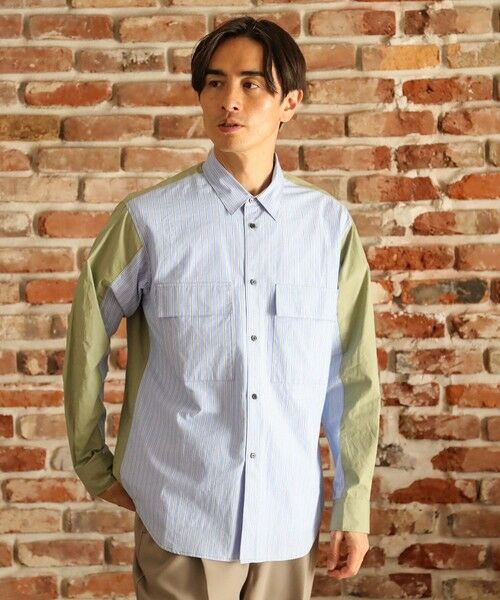 MEN'S BIGI / メンズビギ シャツ・ブラウス | 切り替えCPOシャツ | 詳細22