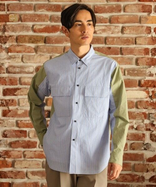 MEN'S BIGI / メンズビギ シャツ・ブラウス | 切り替えCPOシャツ | 詳細23