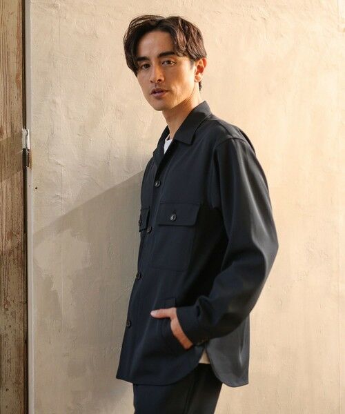 MEN'S BIGI / メンズビギ シャツ・ブラウス | 【リンクルフリー】CPOシャツジャケット「セットアップ可能」形態安定/ウォッシャブル | 詳細4