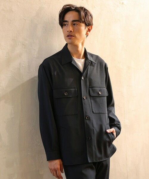 MEN'S BIGI / メンズビギ シャツ・ブラウス | 【リンクルフリー】CPOシャツジャケット「セットアップ可能」形態安定/ウォッシャブル | 詳細7