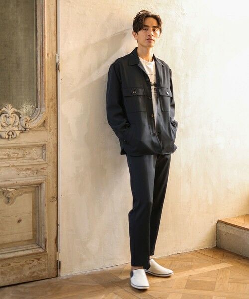 MEN'S BIGI / メンズビギ シャツ・ブラウス | 【リンクルフリー】CPOシャツジャケット「セットアップ可能」形態安定/ウォッシャブル | 詳細8