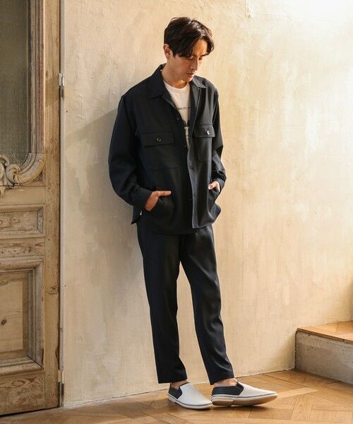 MEN'S BIGI / メンズビギ シャツ・ブラウス | 【リンクルフリー】CPOシャツジャケット「セットアップ可能」形態安定/ウォッシャブル | 詳細9