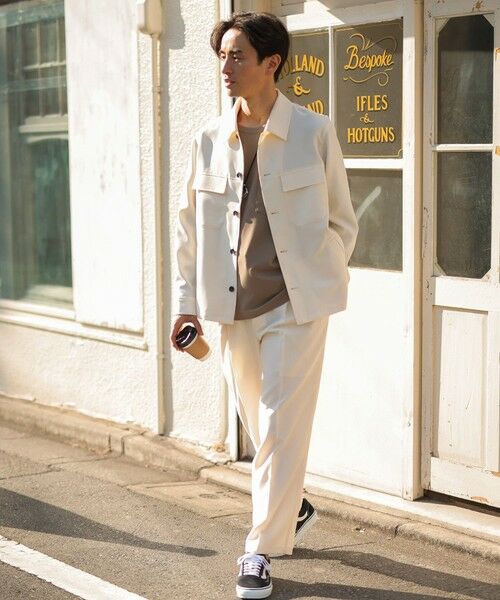 MEN'S BIGI / メンズビギ その他パンツ | ポリトロ2タックスラックス[セットアップ可能] | 詳細3