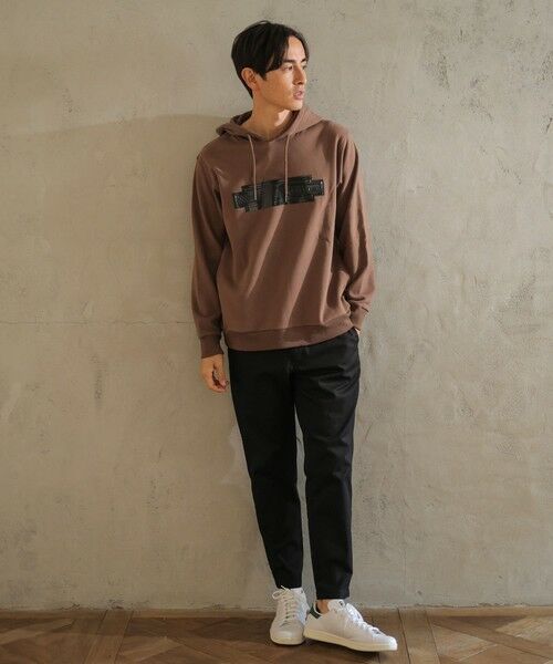 MEN'S BIGI / メンズビギ スウェット | プレートプリントパーカー | 詳細11