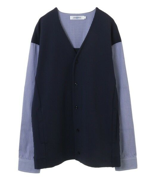 MEN'S BIGI / メンズビギ カーディガン・ボレロ | ドッキングデザインカーディガン【ストレッチ】 | 詳細4
