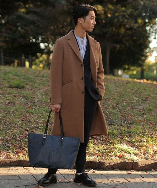 MEN'S BIGI / メンズビギ その他アウター | 中空糸メルトンチェスターコート | 詳細3