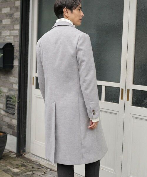 MEN'S BIGI / メンズビギ その他アウター | 中空糸メルトンチェスターコート | 詳細5