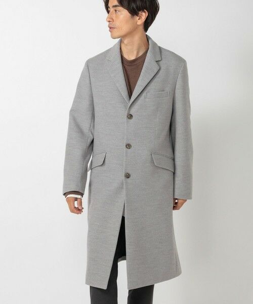 MEN'S BIGI / メンズビギ その他アウター | 中空糸メルトンチェスターコート | 詳細7