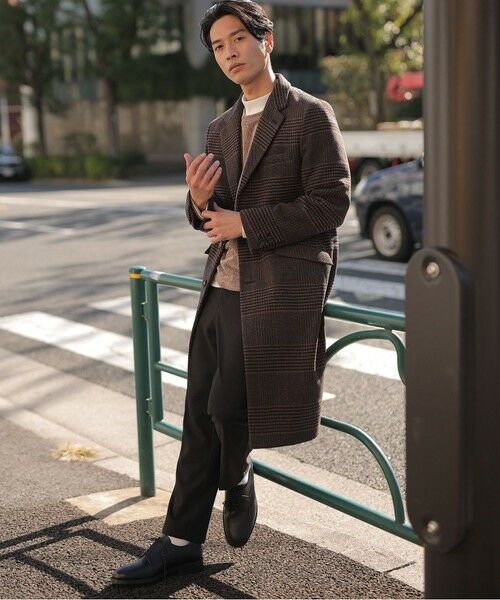 MEN'S BIGI / メンズビギ その他アウター | 中空糸メルトンチェスターコート | 詳細24