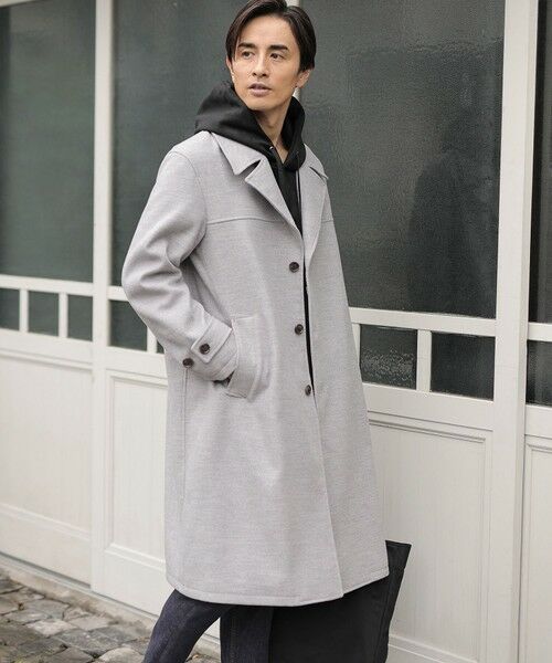 MEN'S BIGI / メンズビギ その他アウター | 中空糸メルトンオーバーコート | 詳細5