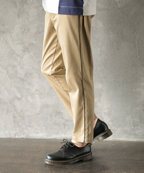 MEN'S BIGI / メンズビギ チノ・ワークパンツ | チノストレッチパイピングイージーパンツ | 詳細2
