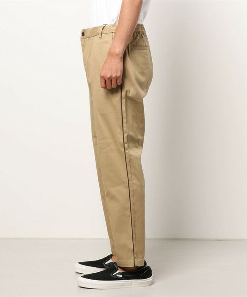 MEN'S BIGI / メンズビギ チノ・ワークパンツ | チノストレッチパイピングイージーパンツ | 詳細8
