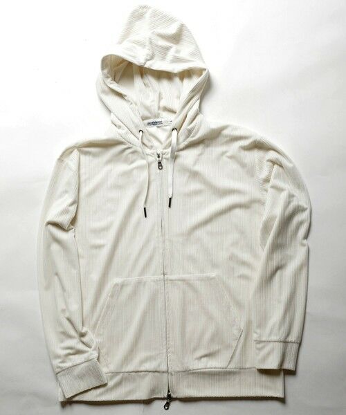 MEN'S BIGI / メンズビギ スウェット | ベロアストライプパーカー | 詳細5