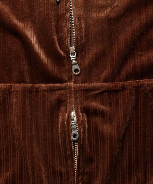 MEN'S BIGI / メンズビギ スウェット | ベロアストライプパーカー | 詳細15