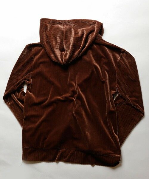 MEN'S BIGI / メンズビギ スウェット | ベロアストライプパーカー | 詳細16