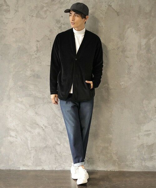 MEN'S BIGI / メンズビギ Tシャツ | リップルベロアカットソー | 詳細3