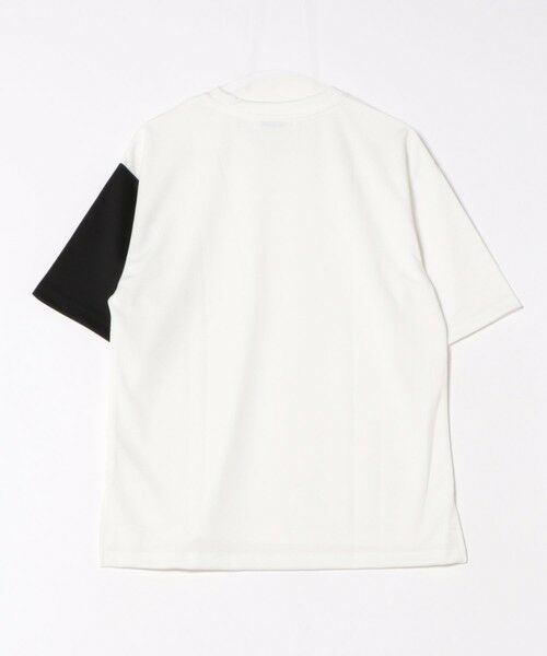 MEN'S BIGI / メンズビギ Tシャツ | ポンチ切り替えアシンメトリーTシャツ | 詳細4