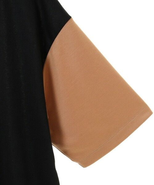 MEN'S BIGI / メンズビギ Tシャツ | ポンチ切り替えアシンメトリーTシャツ | 詳細11