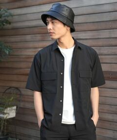 MEN'S BIGI / メンズビギ シャツ・ブラウス | 【セットアップ対応】【AIR LIGHT -Active version-】半袖CPOレギュラーカラーシャツ