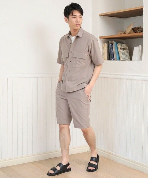 MEN'S BIGI / メンズビギ シャツ・ブラウス | 【セットアップ対応】【AIR LIGHT -Active version-】半袖CPOレギュラーカラーシャツ | 詳細13