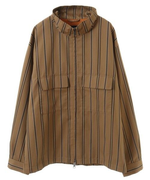 MEN'S BIGI / メンズビギ ブルゾン | 【セットアップ対応】T/Cストライプ スタンドブルゾン | 詳細7