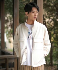 MEN'S BIGI / メンズビギ ブルゾン | 【セットアップ対応】ストレッチツイルスタンドカラーブルゾン