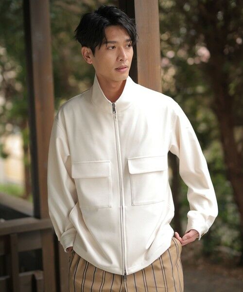 MEN'S BIGI / メンズビギ ブルゾン | 【セットアップ対応】ストレッチツイルスタンドカラーブルゾン | 詳細3