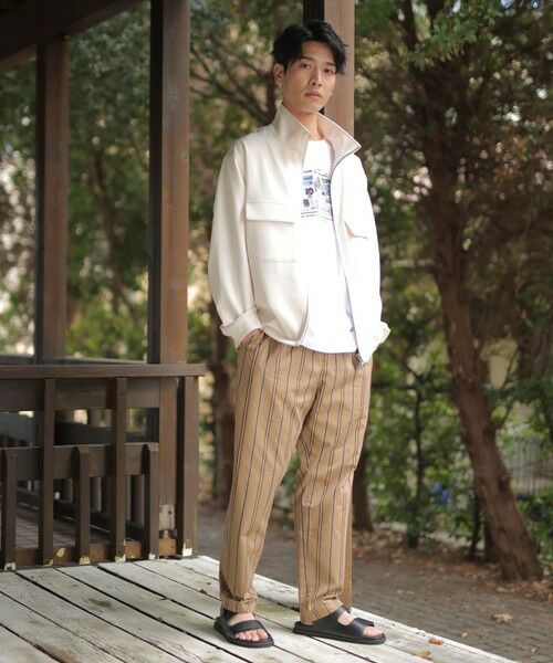 MEN'S BIGI / メンズビギ ブルゾン | 【セットアップ対応】ストレッチツイルスタンドカラーブルゾン | 詳細4