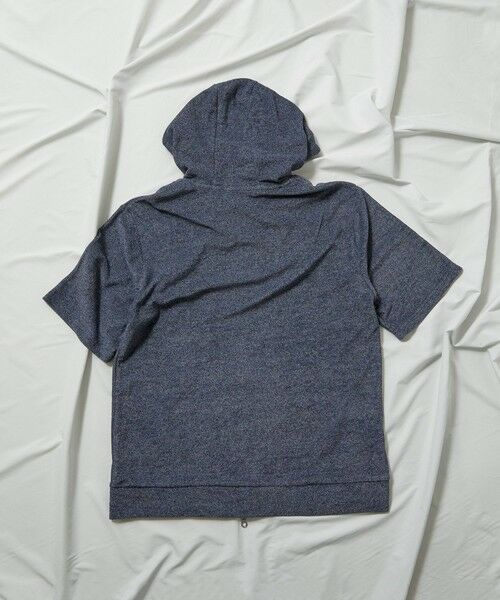 MEN'S BIGI / メンズビギ スウェット | /セットアップ対応/半袖杢パイルパーカー | 詳細8