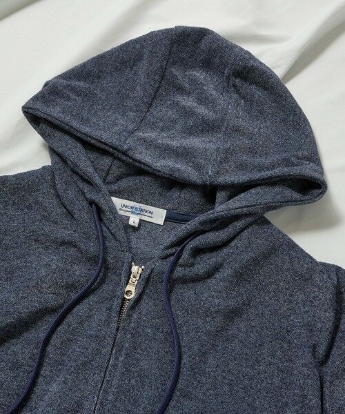 MEN'S BIGI / メンズビギ スウェット | /セットアップ対応/半袖杢パイルパーカー | 詳細9