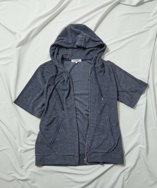 MEN'S BIGI / メンズビギ スウェット | /セットアップ対応/半袖杢パイルパーカー | 詳細7