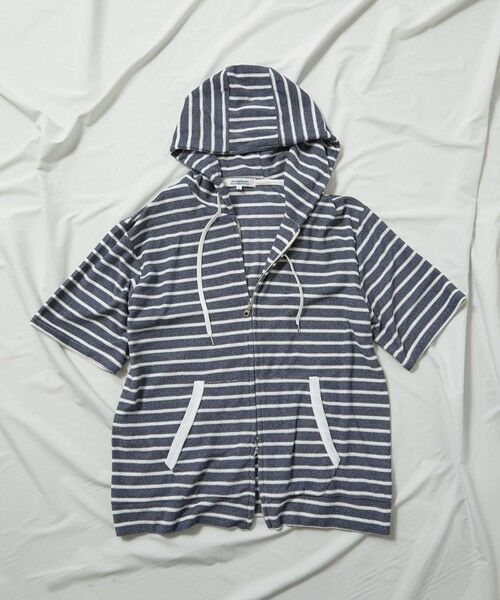 MEN'S BIGI / メンズビギ スウェット | /セットアップ対応/半袖杢パイルパーカー | 詳細23