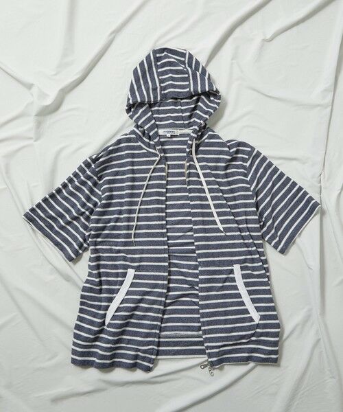 MEN'S BIGI / メンズビギ スウェット | /セットアップ対応/半袖杢パイルパーカー | 詳細25