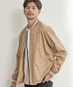 MEN'S BIGI / メンズビギ シャツ・ブラウス | ストレッチツイルシャツブルゾン/スタジャン