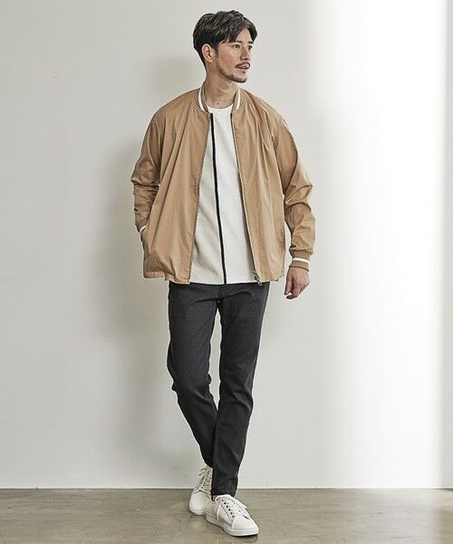 MEN'S BIGI / メンズビギ シャツ・ブラウス | ストレッチツイルシャツブルゾン/スタジャン | 詳細4