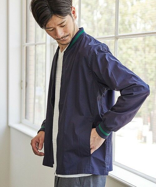 MEN'S BIGI / メンズビギ シャツ・ブラウス | ストレッチツイルシャツブルゾン/スタジャン | 詳細5