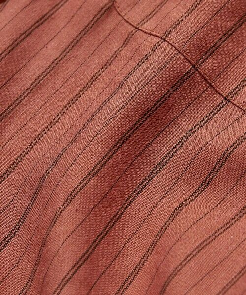 MEN'S BIGI / メンズビギ シャツ・ブラウス | 綿麻ストライプオープンカラー半袖シャツ | 詳細6