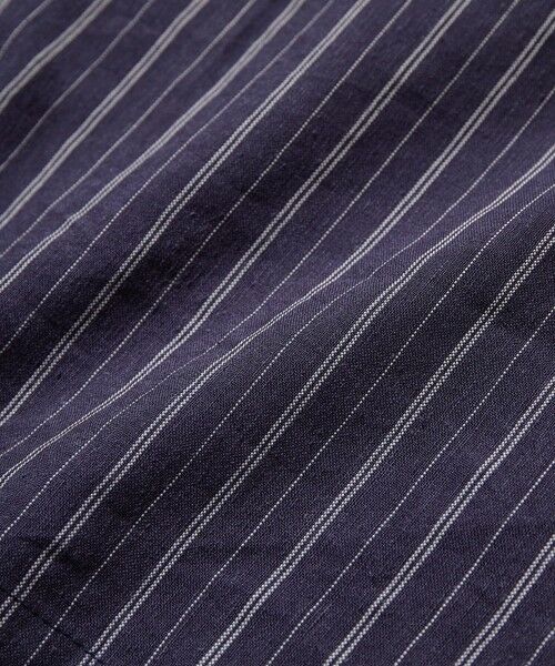 MEN'S BIGI / メンズビギ シャツ・ブラウス | 綿麻ストライプオープンカラー半袖シャツ | 詳細19
