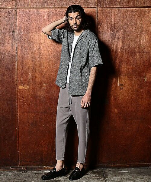 MEN'S BIGI / メンズビギ シャツ・ブラウス | 楊柳オープンカラー半袖シャツ | 詳細1