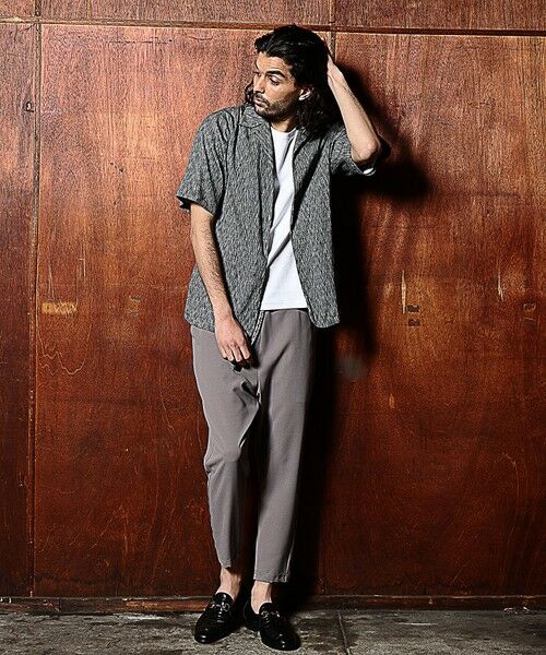 MEN'S BIGI / メンズビギ シャツ・ブラウス | 楊柳オープンカラー半袖シャツ | 詳細2