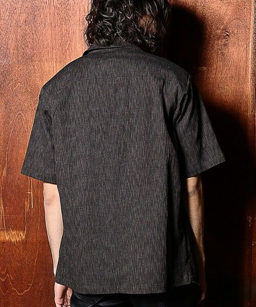 MEN'S BIGI / メンズビギ シャツ・ブラウス | 楊柳オープンカラー半袖シャツ | 詳細10