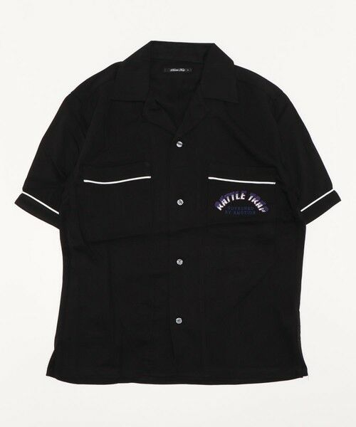 MEN'S BIGI / メンズビギ シャツ・ブラウス | レーヨンツイル刺繍入り半袖シャツ | 詳細2