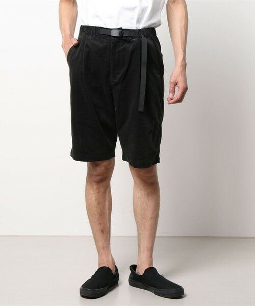 MEN'S BIGI / メンズビギ ショート・ハーフ・半端丈パンツ | コーデュロイショートパンツ（チャコールグレー）