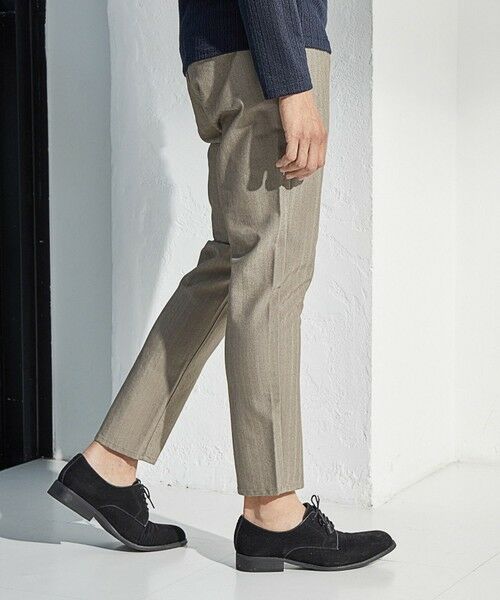 MEN'S BIGI / メンズビギ スラックス・ドレスパンツ | 【EFFORTLESS】T/Cヘリンボンストレッチスラックス | 詳細8