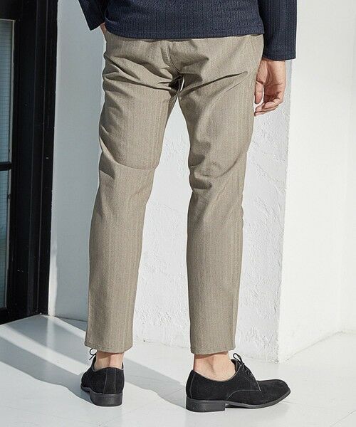 MEN'S BIGI / メンズビギ スラックス・ドレスパンツ | 【EFFORTLESS】T/Cヘリンボンストレッチスラックス | 詳細9